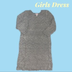 Cat & Jack Girl’s Knit Sweater Dress Short-Sleeve